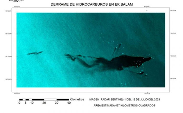 Derrame de petróleo la mancha negra que crece en el Golfo de México