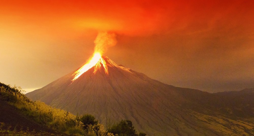 Volc n Tungurahua  en Ecuador nuevamente en erupci n 