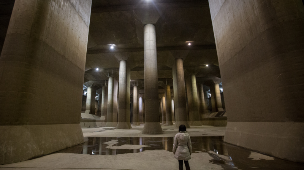 catedral subterránea de tokio así salva a la ciudad de las inundaciones