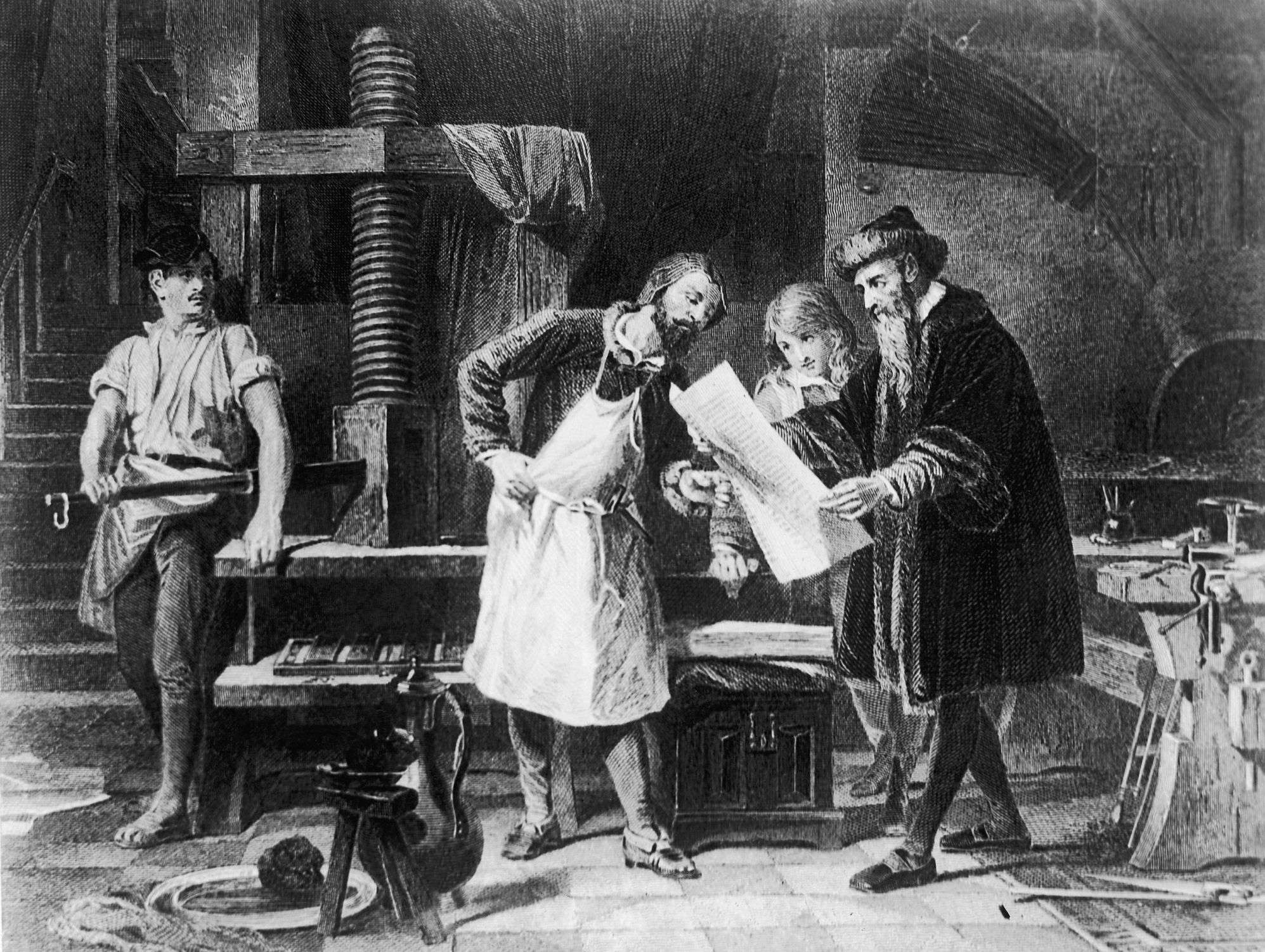 Johann Gutenberg; el gran inventor de la imprenta