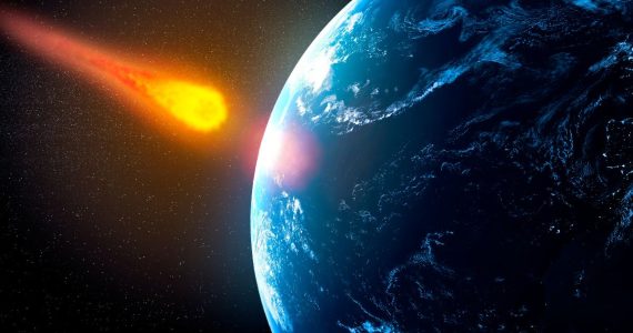 un asteroide impacte con la Tierra