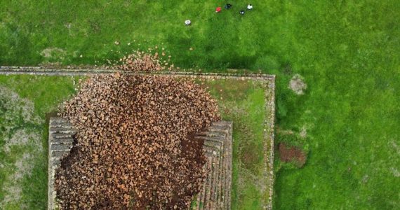 Se derrumba zona arqueológica de México por fuertes lluvias