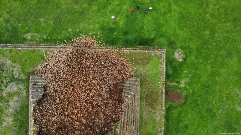 Se derrumba zona arqueológica de México por fuertes lluvias