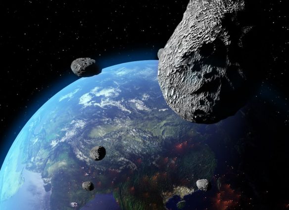 un asteroide asesino