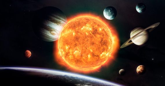 De qué color son los planetas del Sistema Solar