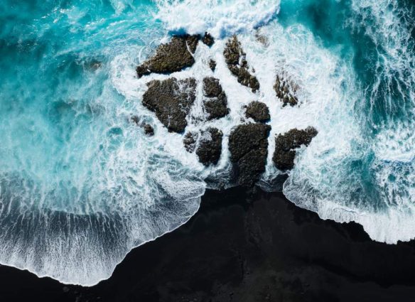 por qué el mar es azul