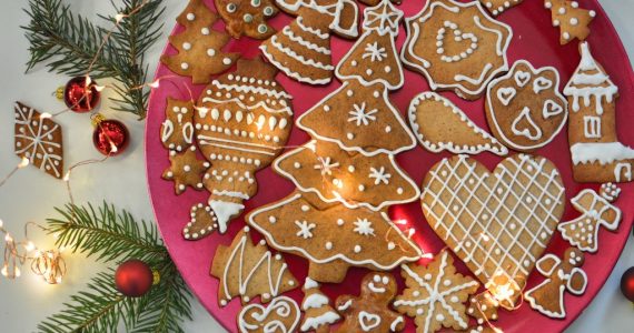 el origen de las galletas navideñas